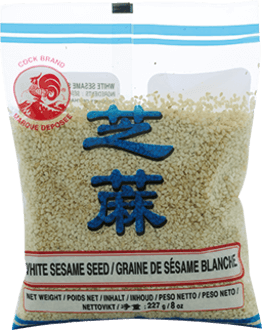 Cock Brand hvide sesamfrø 227 g