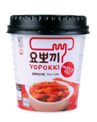 Sweet & Spicy Topokki riskager (Yopokki - Rice Cake) 140 g.